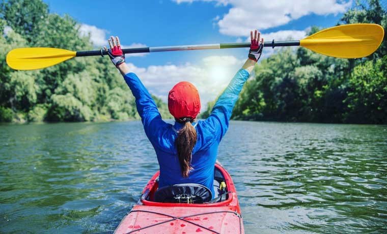 QUE-PORTER-KAYAK-PAR-TEMPS CHAUD