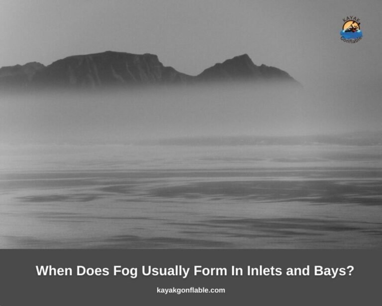 Quand le brouillard se forme-t-il habituellement dans les criques et les baies