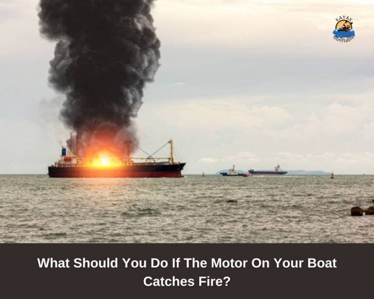 Was sollten Sie tun, wenn der Motor Ihres Bootes Feuer fängt?