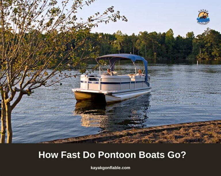 À quelle vitesse vont les bateaux pontons ?