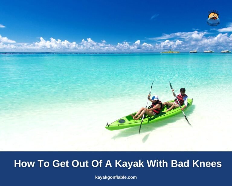 Come uscire da un kayak con le ginocchia difettose